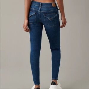 American Eagle Outfitters Women's Skinny Jeans - Dark Blue